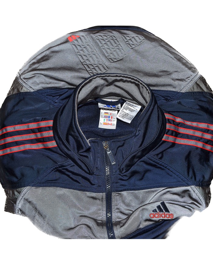 Adidas track-jacket blue L