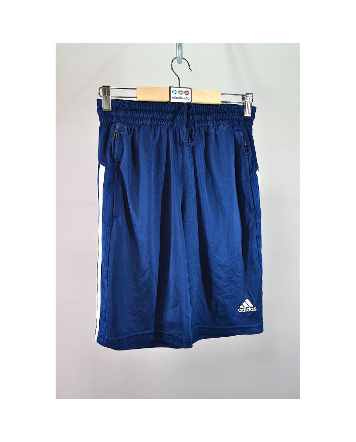 Adidas short zippers blue S