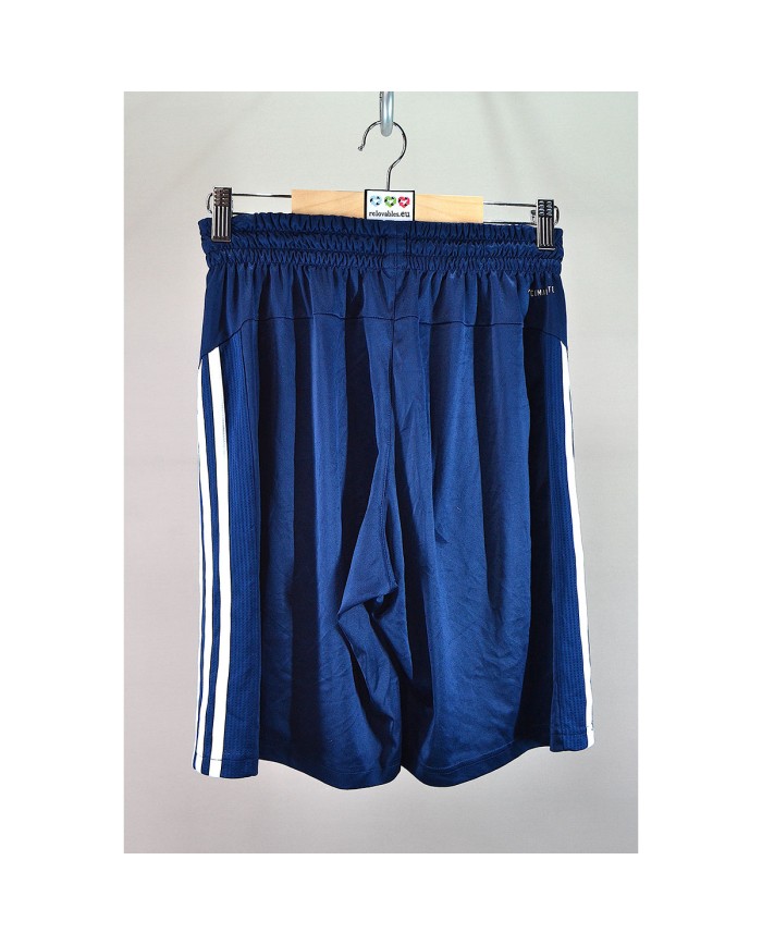 Adidas short zippers blue S