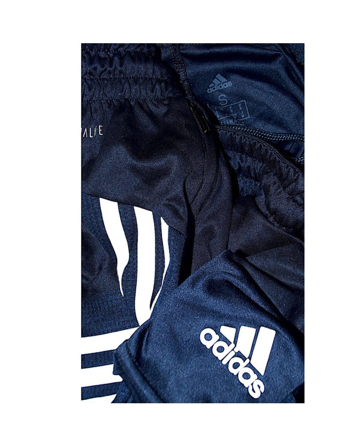 Adidas short zippers blue S