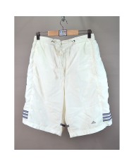 Adidas swim short 3-stripes white S