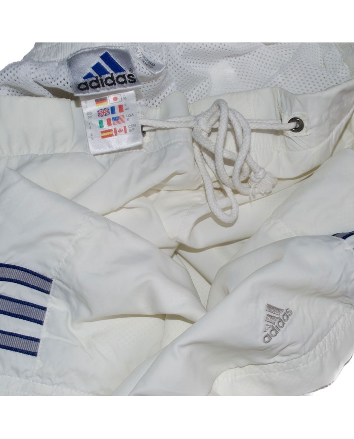 Adidas swim short 3-stripes white S