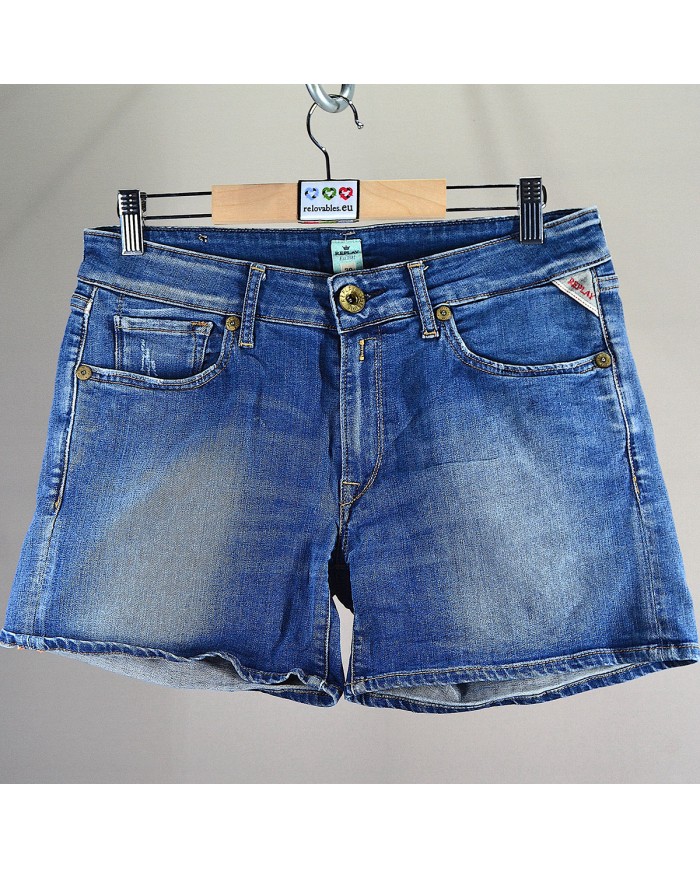 Replay short denim blue size 30