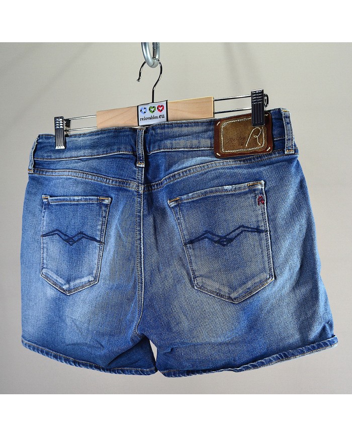 Replay short denim blue size 30