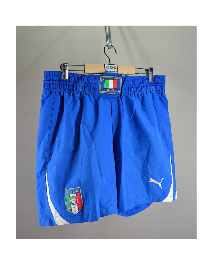 Puma short national Italian footballteam blue L