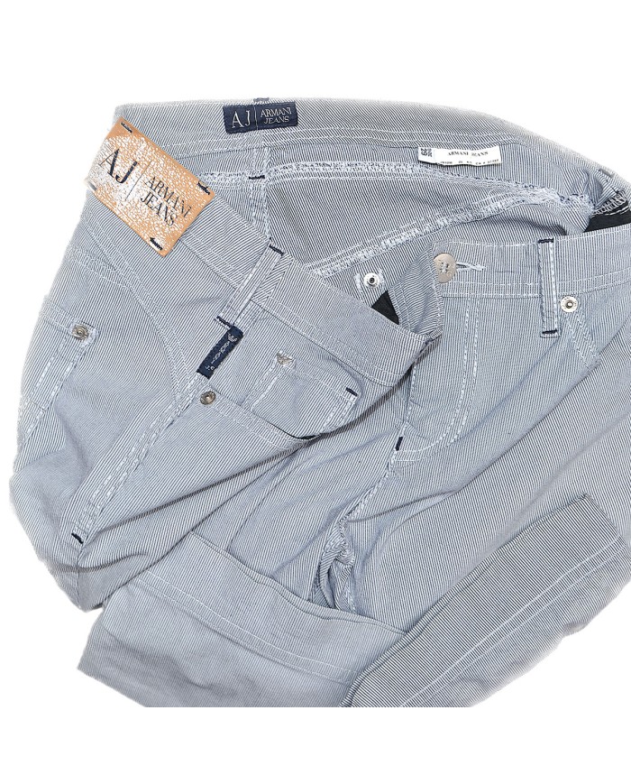 Armani short white stripes size 29