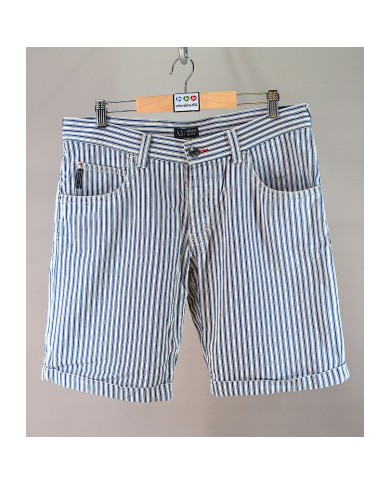 Armani short white stripes size 34