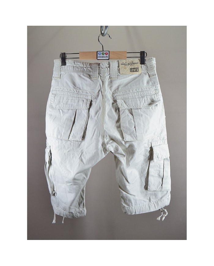 Levi's short jeans white size 28
