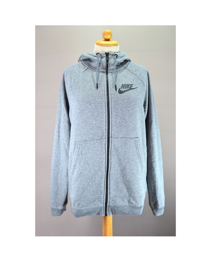 NIKE hoodie zipper gray M