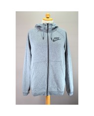 NIKE hoodie zipper gray L