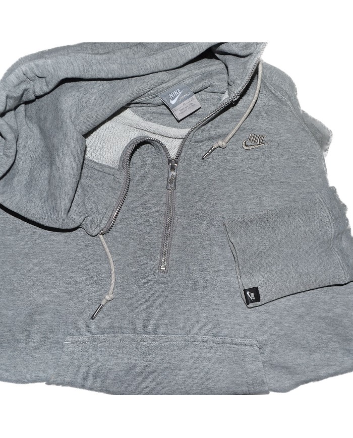 NIKE hoodie zipper gray L