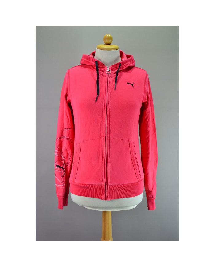 Puma hoodie zipper red M