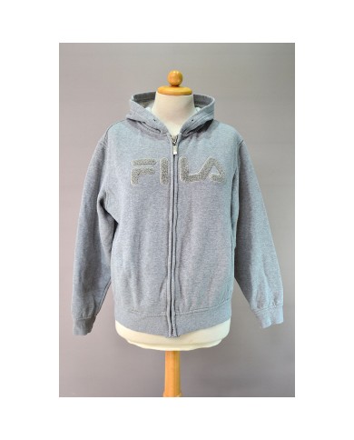FILA hoodie zipper gray S FILA hoodie zipper gray S