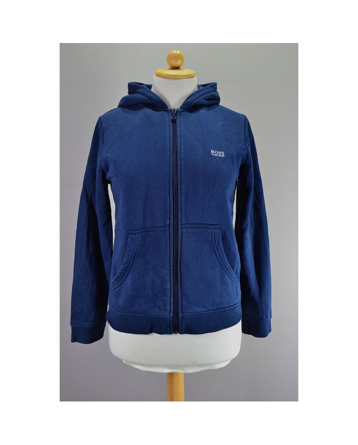 HUGO BOSS hoodie zipper blue XS