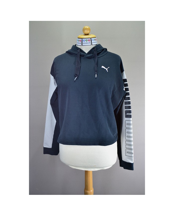 Puma hoodie crop-top black S