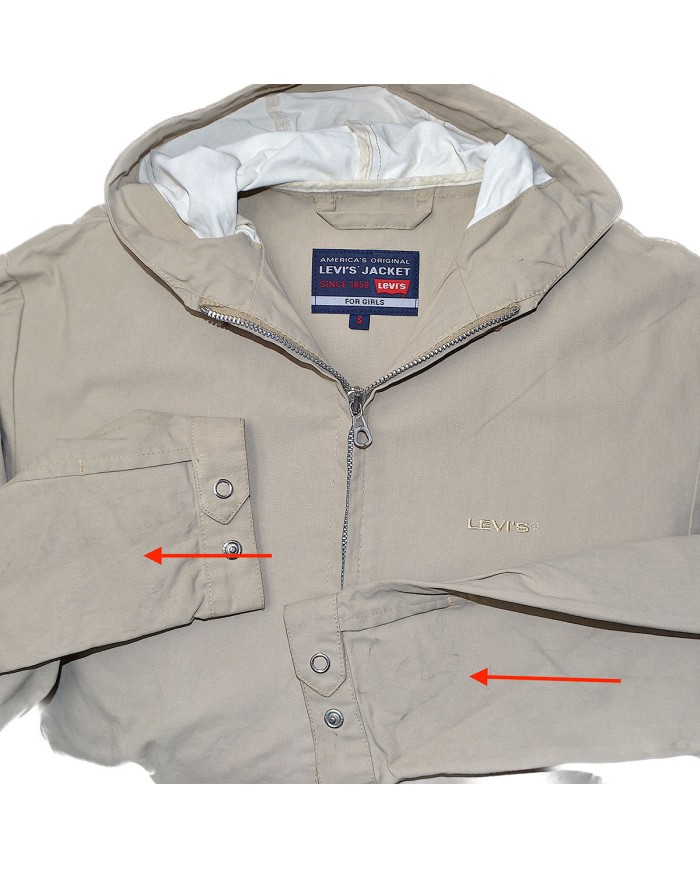 Levi's jacket hoodie brown S