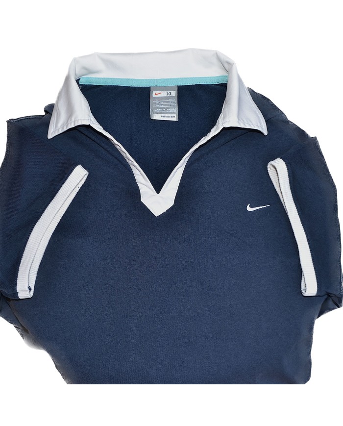 NIKE tennis polo-shirt blue XL