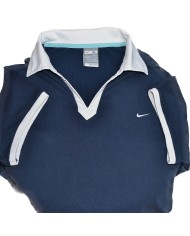 NIKE tennis polo-shirt blue XL NIKE tennis polo-shirt blue XL