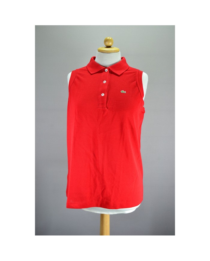 Lacoste shirt red L