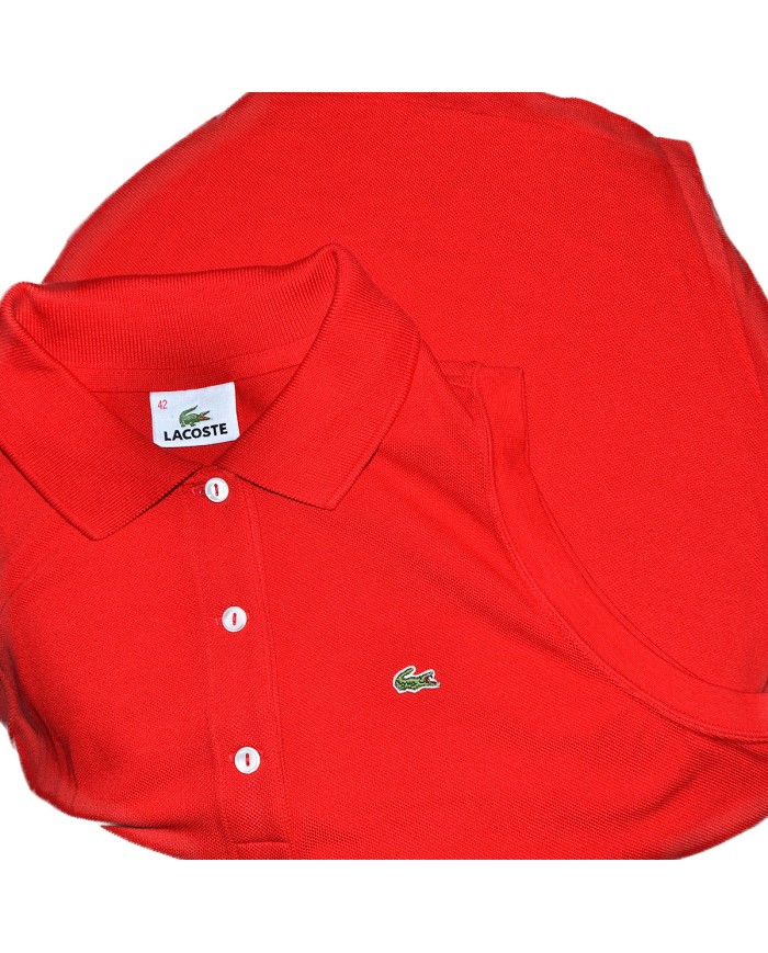 Lacoste shirt red L