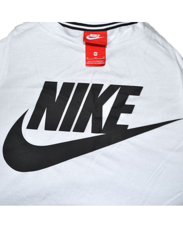 NIKE shirt white M