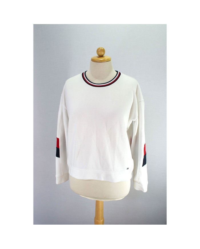 Tommy Hilfiger sweater crop-top white L