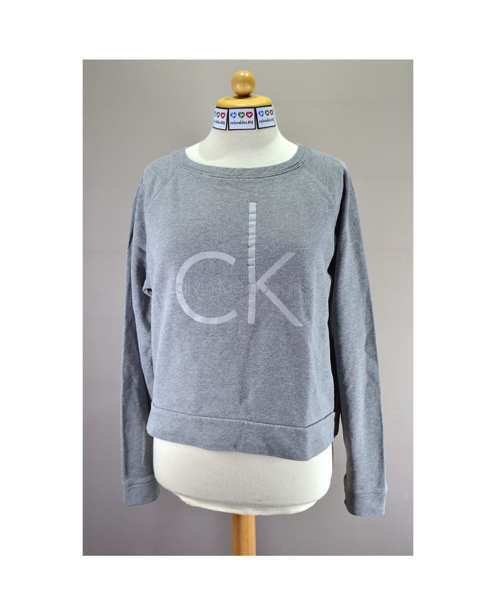 Calvin Klein sweater crop-top gray M