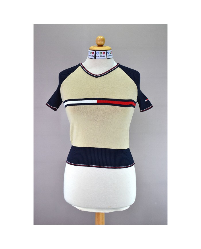 Tommy Hilfiger sweater crop-top beige M