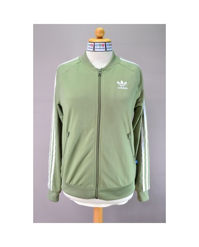 Adidas track-jacket green S