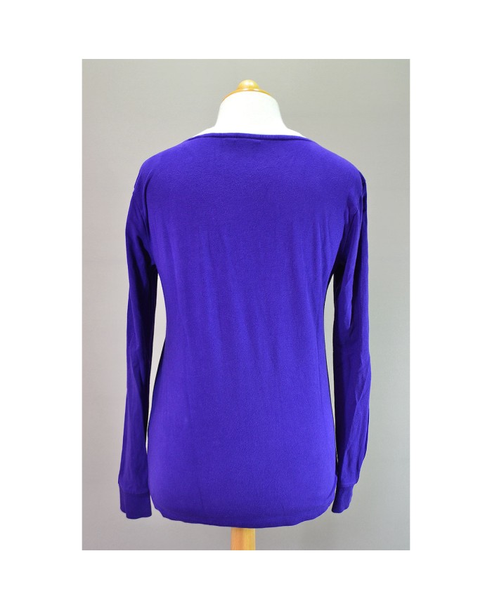 Adidas t-shirt long sleeve purple S