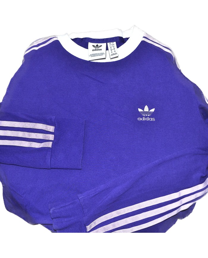Adidas t-shirt long sleeve purple S