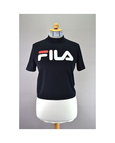 FILA t-shirt crop-top black M