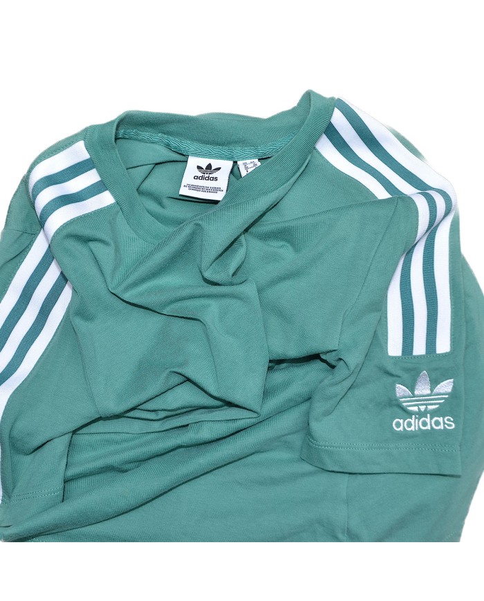 Adidas t-shirt stretch green S