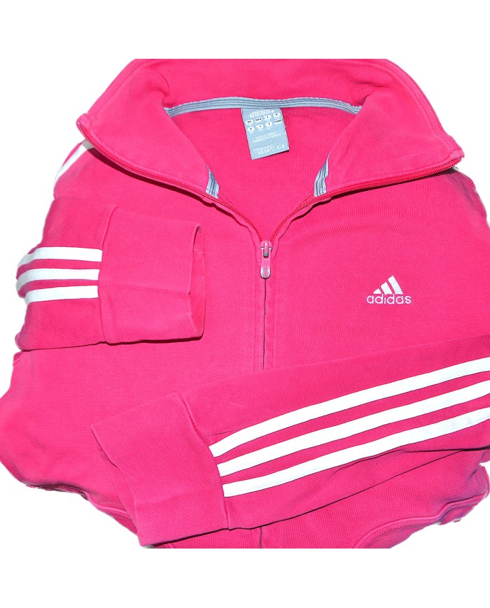 Adidas vest zipper pink XL