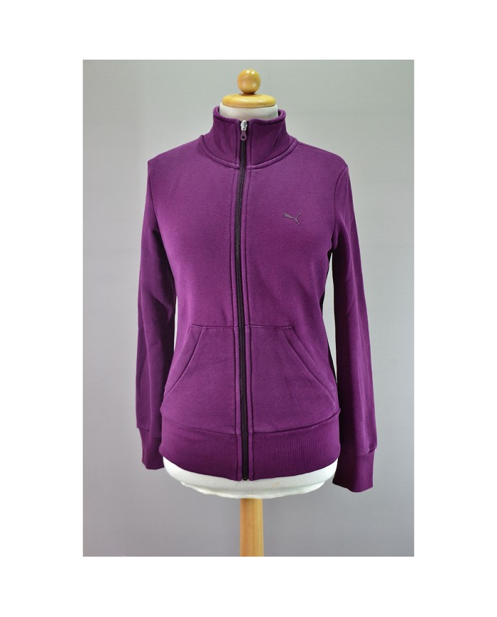 Puma vest zipper purple S
