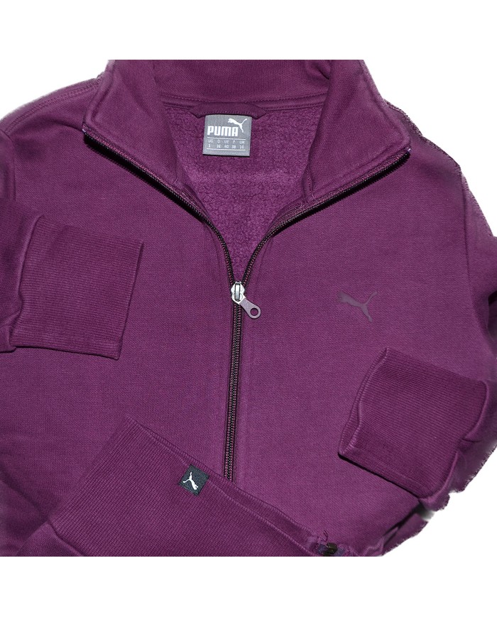 Puma vest zipper purple S