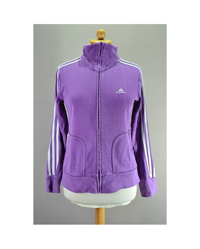 Adidas vest zipper purple M
