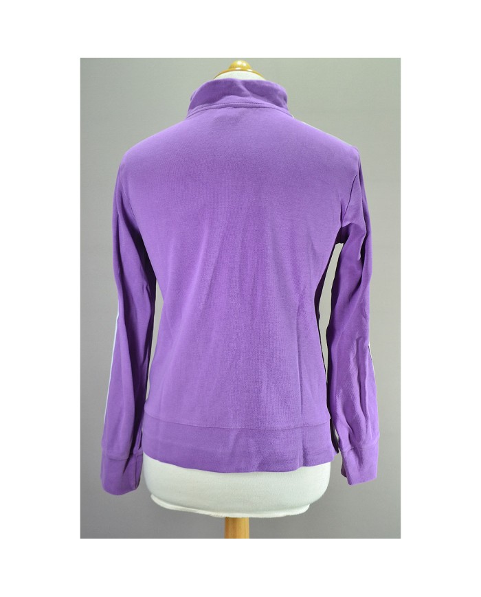 Adidas vest zipper purple M