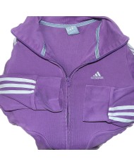 Adidas vest zipper purple M