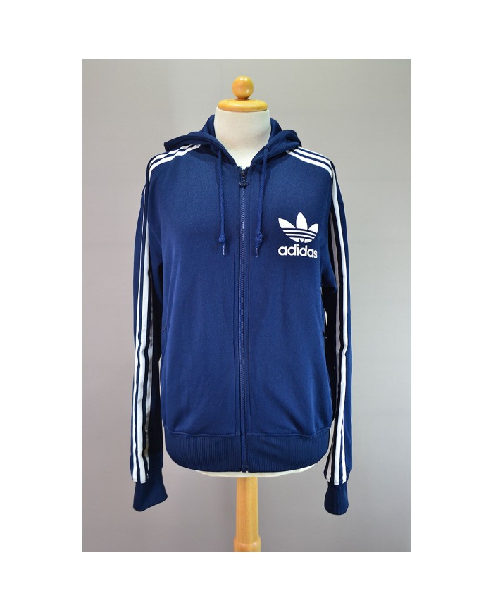 Adidas vest hoodie blue M