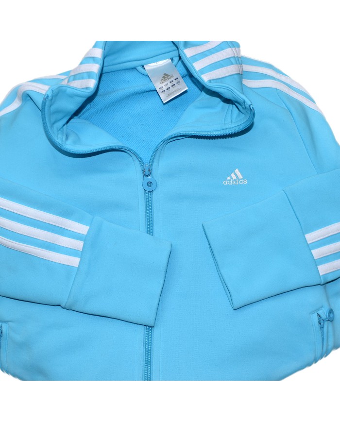 Adidas vest zipper blue XL