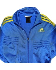 Adidas vest zipper blue XXL