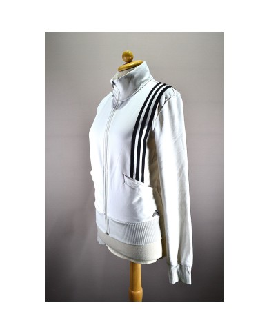 Adidas track-jacket sportswear white M Adidas track-jacket sportswear white M