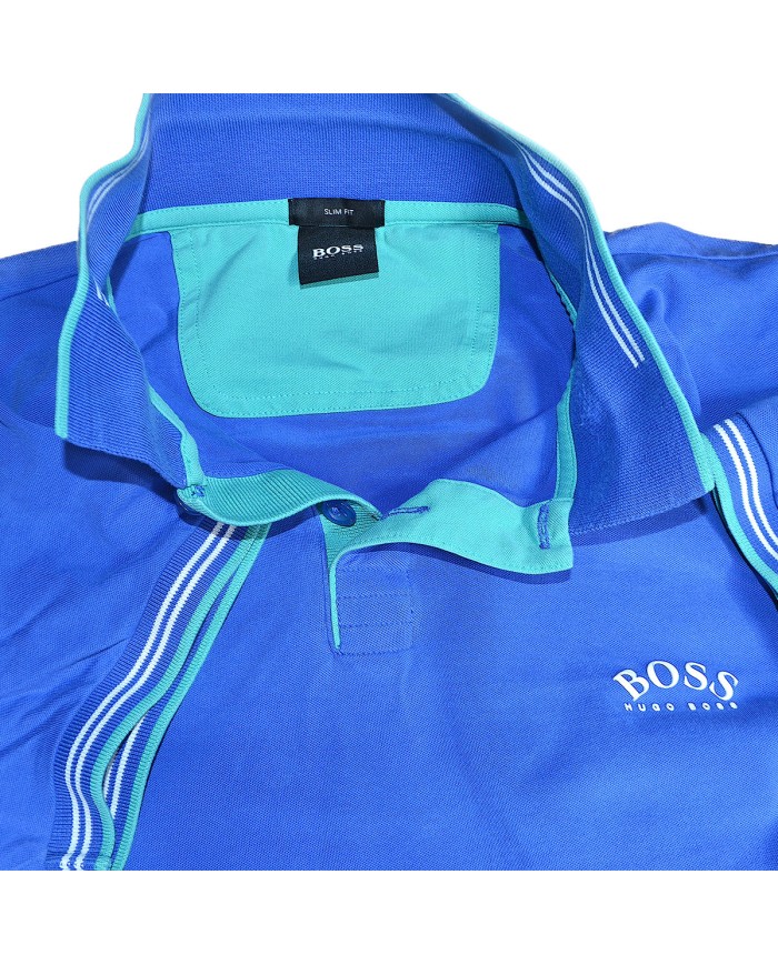 Hugo Boss polo-shirt slim-fit blue L