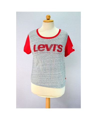 Levi's t-shirt crop-top gray M