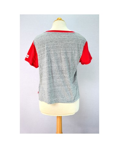Levi's t-shirt crop-top gray M