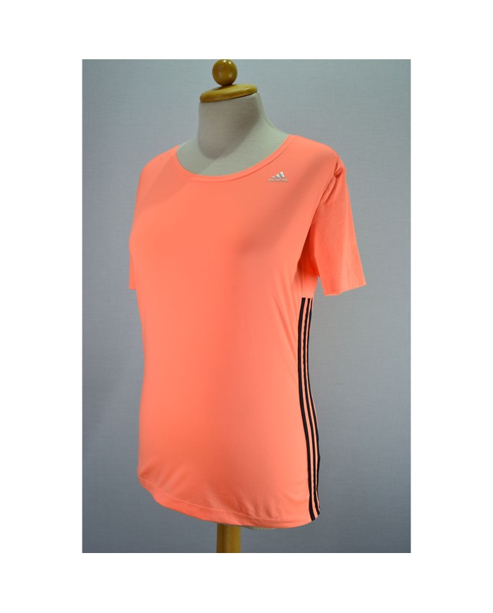 Adidas t-shirt sportswear climacool orange S