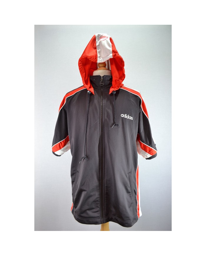 Adidas vest zipper brown S