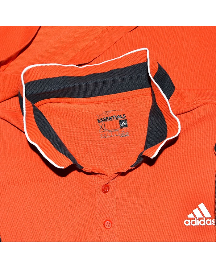 Adidas polo-shirt climalite orange XL 