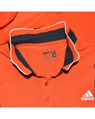 Adidas polo-shirt climalite orange XL 